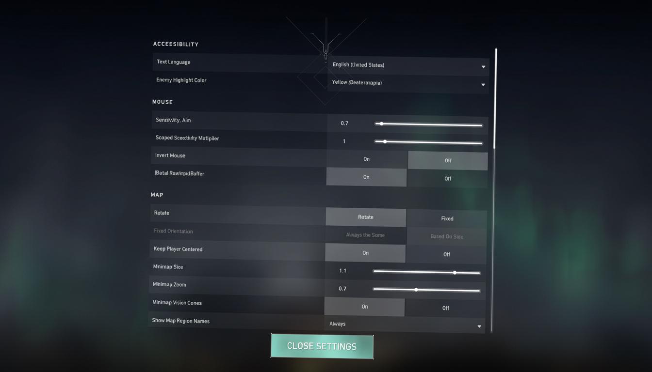 Related settings